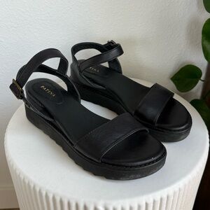 Patina Leather Sandals